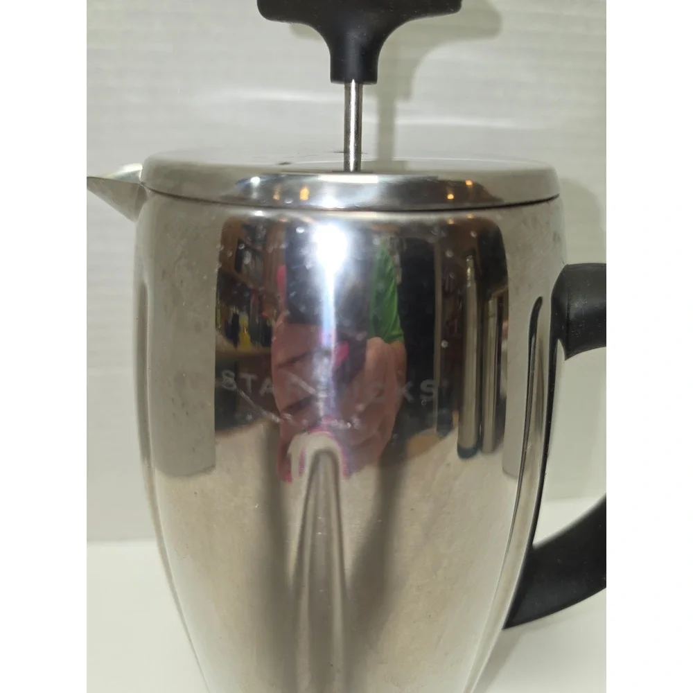 vintage‎ 2003 Starbucks Barista stainless steel French press coffee maker